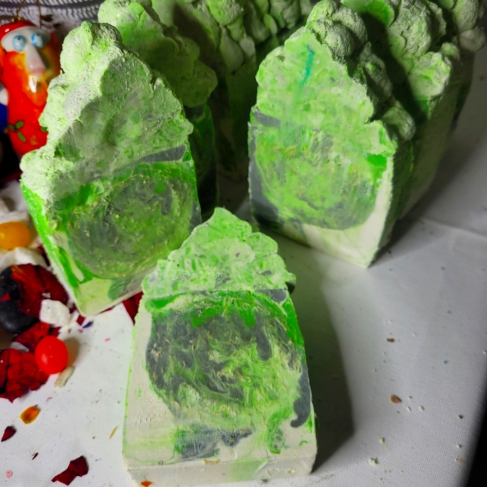 2 patchouli scented with loofah soap bars - Picture 8 of 16